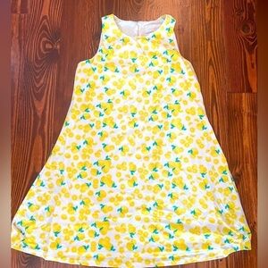 PAPPAGALLO Gwen Live Gives You Lemons A-Line Dress Yellow and Green Size Medium